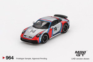 Mini GT 1/64 Porsche 911 Dakar Ice Grey Metallic "Rally 1978"